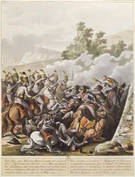 An Incident During the French Revolutionary Wars in Switzerland on 25th May, 1799 at Andelfingen, c.1800
